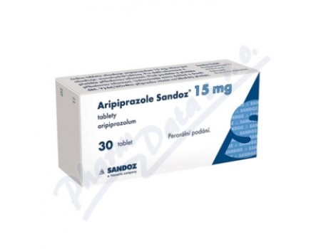 Aripiprazole Sandoz 15 mg. 30 tablets